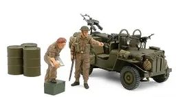 GB SAS Car 1944 con Figure 1/35 Kit di Montaggio Tamiya - 25423