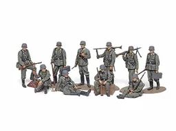 Set Fanteria Tedesca WWII 1/48 Kit di Montaggio Tamiya - 32602