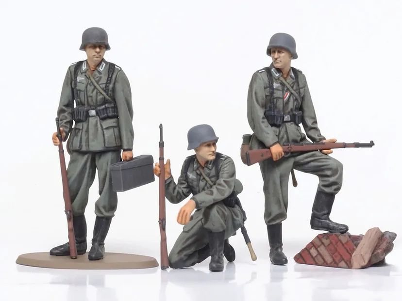 Set Fanteria Tedesca WWII 1/48 Kit di Montaggio Tamiya - 32602