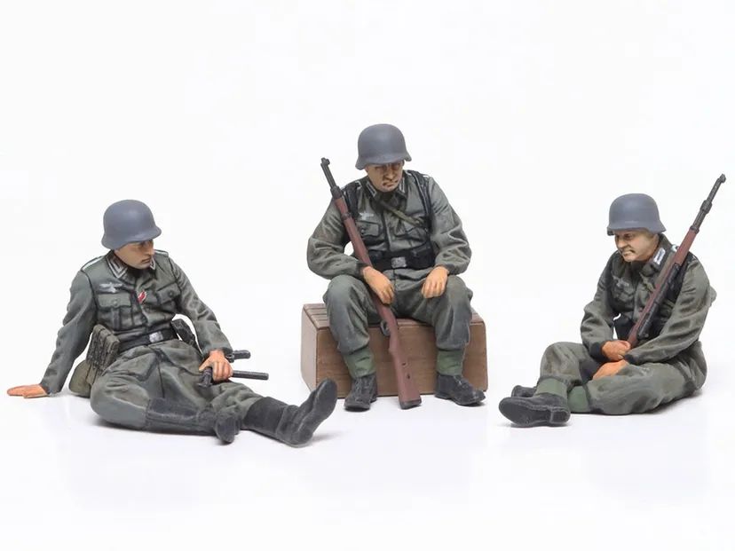 Set Fanteria Tedesca WWII 1/48 Kit di Montaggio Tamiya - 32602