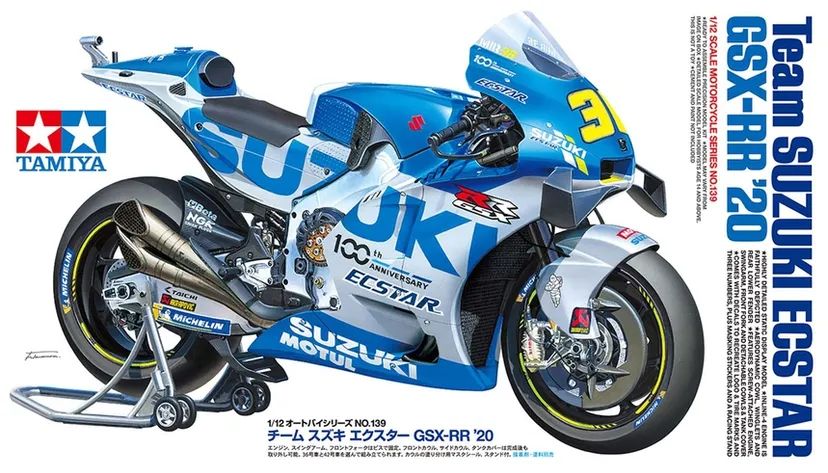 Suzuki Ecstar GSX-RR '20 1/12 Kit di Montaggio Tamiya - 14139