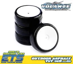 Volante V5 1/10 TC 36R Outdoor Asphalt Rubber Tire Preglued (4pcs)