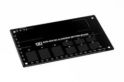 Base SET-UP Mini4WD in Alluminio Nero - 95507