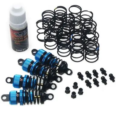 Yeah Racing Set Ammortizzatori 50mm 1/10 Touring Shock Gear BLU (4)