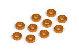 Xray Alu Shim 3x6x2.0mm Orange (10) - 303123-O