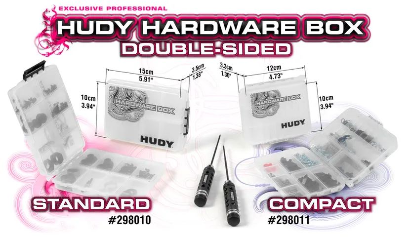 HUDY Hardware Box Double-Sided Compact