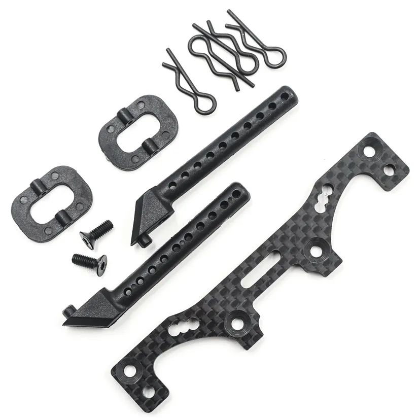Graphite 3.0mm Short Body Front Shock Tower Body Holder For XM1 XM1S FM1S - XP-10376