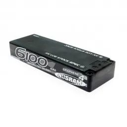 Nosram Graphene-4 LCG Stock Spec 6100mAh 7.6V 2S 135C/65C HV LiPo (5mm, 273g)