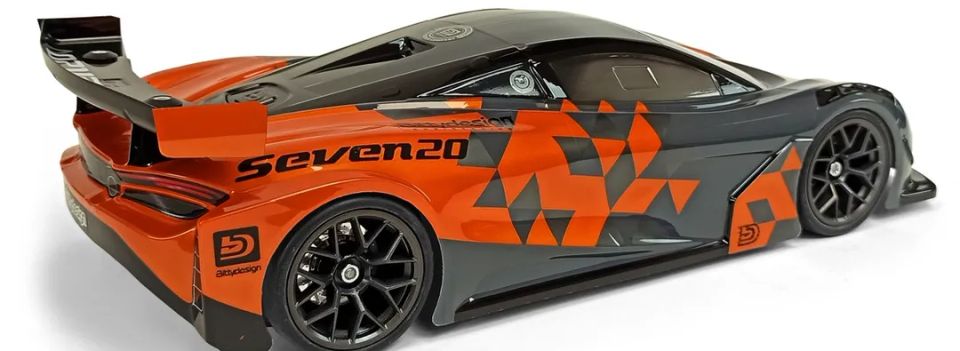 Carrozzeria 1/10 GT Seven20 Bittydesign 190mm Trasparente