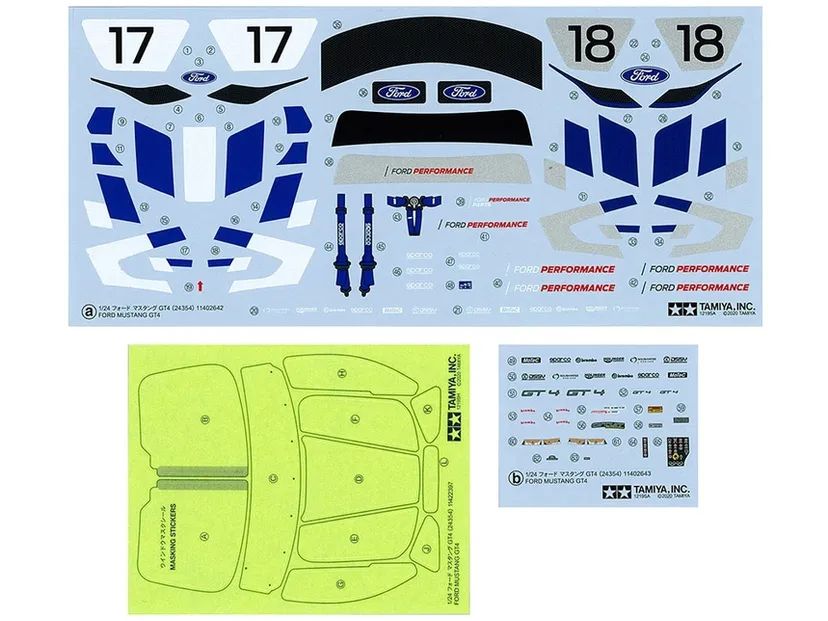 Ford Mustang GT4 1/24 Kit di Montaggio Tamiya