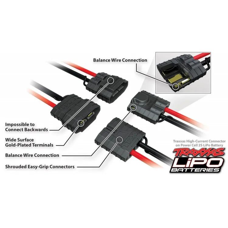 Batteria Lipo 7600mah 7.4V 2s 25c Power Cell Traxxas ID - 2869X