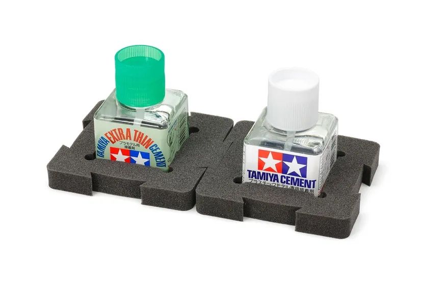 Supporti ad Incastro per Boccette Quadrate Tamiya