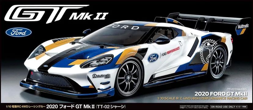 Ford Gt MK II 2020 TT-02 Tamiya - 58689