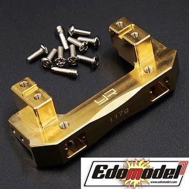 Yeah Racing Bumper Anteriore con Supporto Servo in Ottone 117gr. Traxxas TRX-4