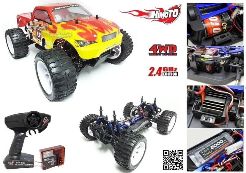 Himoto EMXT-1 Monster Truck 4WD 1/10 RTR