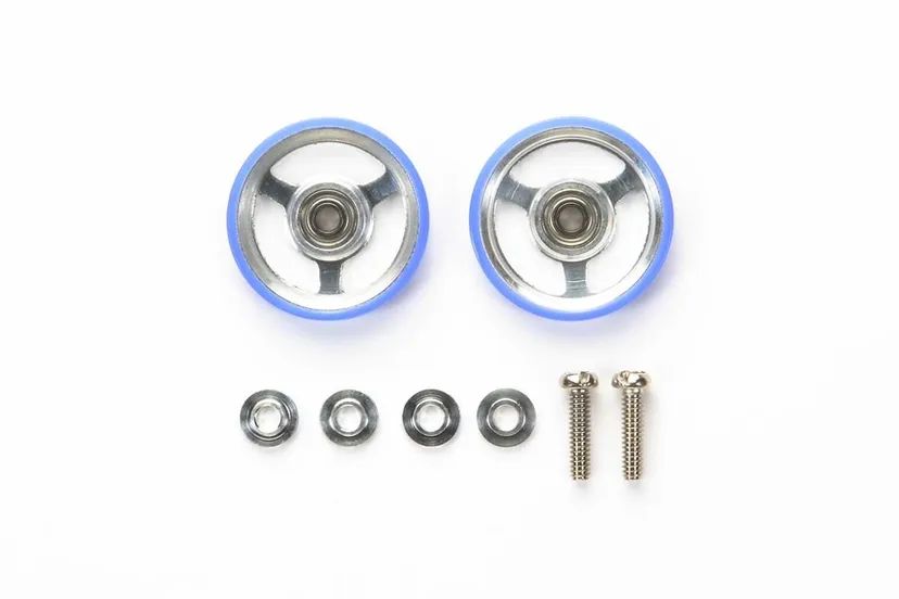 Rotelle in Alluminio 17mm con Anello in Plastica - 15449