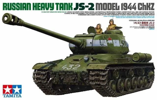 Russian Heavy Tank Js-2 Model 1944 Chkz 1/35 Kit di Montaggio Tamiya - 35289