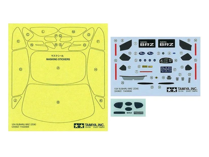 Subaru BRZ (ZD8) 1/24 Kit di Montaggio Tamiya