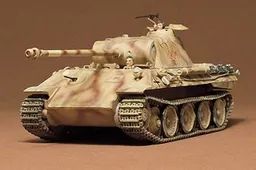 German Panther Med Tank Kit Ca165 1/35 Kit di Montaggio Tamiya - 35065