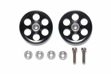 Rotelle in Alluminio Alleggerite 19mm ad Anello Nere - 95498