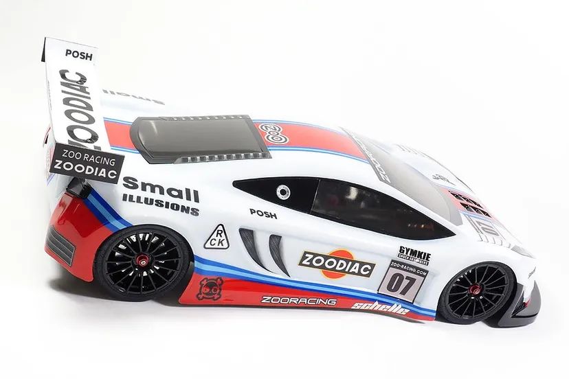 Carrozzeria ZooDiac Standard GT Body 190mm ZooRacing Trasparente