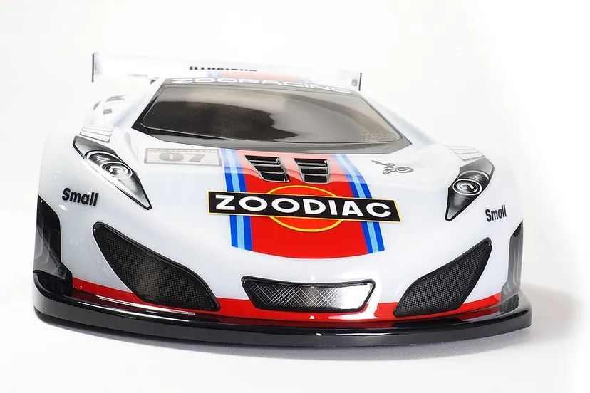 Carrozzeria ZooDiac Standard GT Body 190mm ZooRacing Trasparente