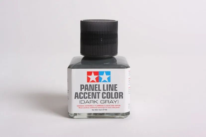 Panel Line Accent Color Dark Gray Tamiya