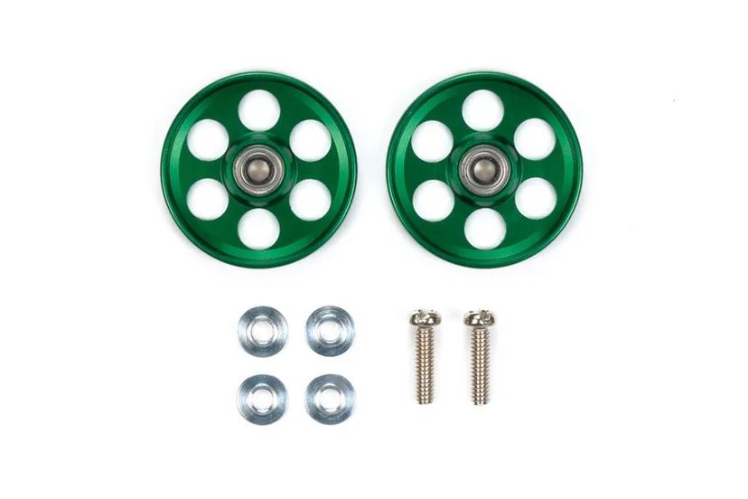 Rotelle in Alluminio HG 19mm Verde - 95607