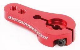 Squadretta Servo in Alluminio 24T (Short) Rossa
