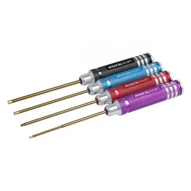 Rockamp Hex Wrench Set 1.5/2.0/2.5/3.0mm HSS Titan Plated