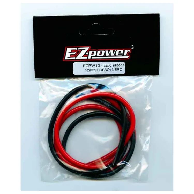 Cavo Siliconico 12AWG Rosso-Nero