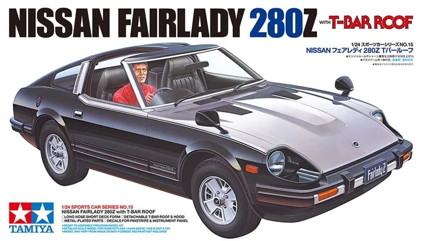 Nissan Fairlady 280Z T-Bar 1/24 Kit di Montaggio Tamiya - 24015
