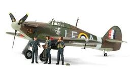 Hurricane MKI con 3 Figure 1/48 Kit di Montaggio Tamiya - 37011