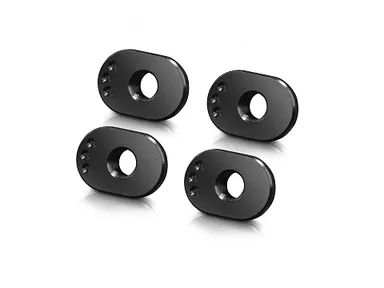 X4 Alu Caster Bushing Front 5° / Rear 2.5°/3.5° - 3 Dots (4) - 302312