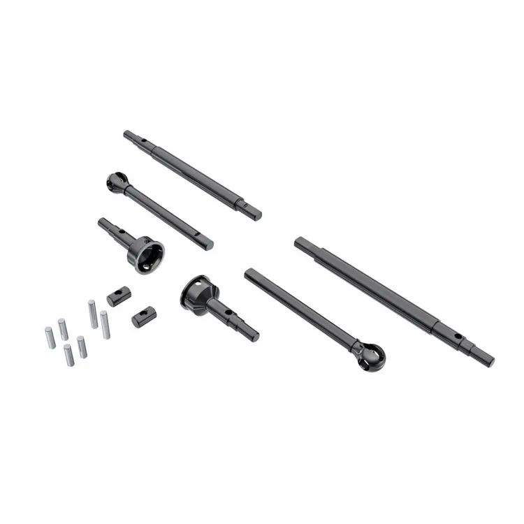 Kit Semiassi in Acciaio A+P e Mozzi Anteriori TRX-4M - 9756