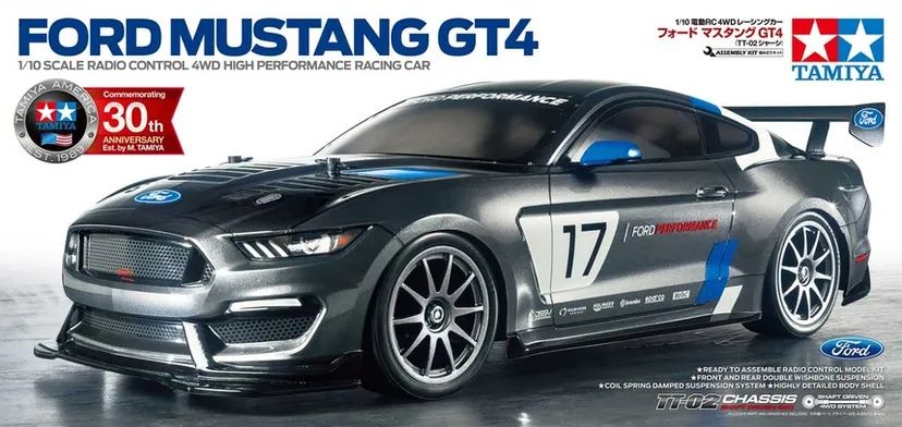 Ford Mustang GT4 TT-02 Tamiya - 58664