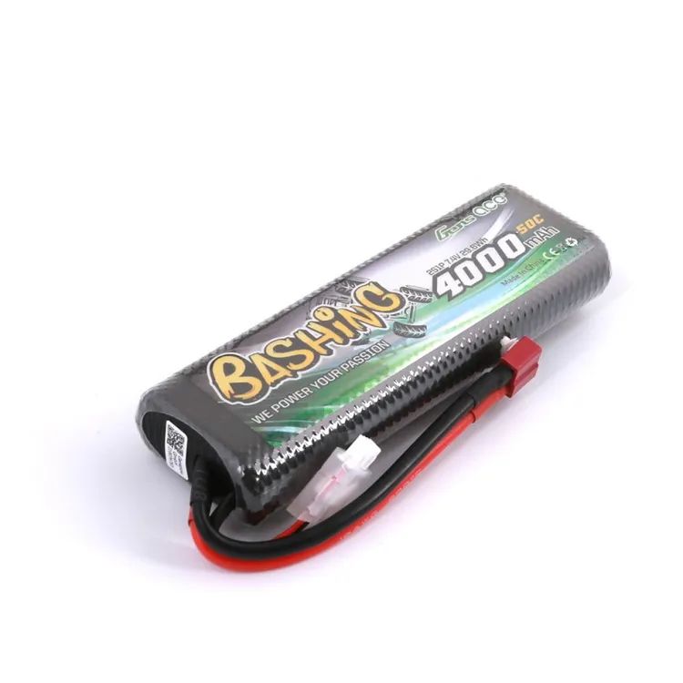 Gens Ace Bashing Series 4000mAh 2S1P 7.4V 50C HardCase Car Lipo Battery Pack T-plug