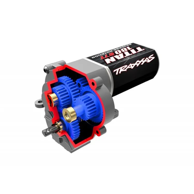 Trasmissione Centrale Completa Assemblata con Motore Titan 87T (speed gearing) (9.7:1 reduction ratio) TRX-4M - 9791X