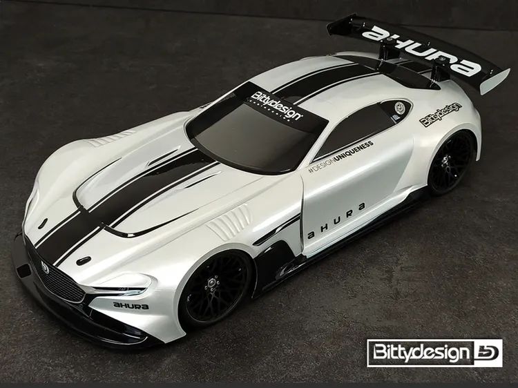 Carrozzeria 1/10 GT AHURA Bittydesign 190mm Trasparente