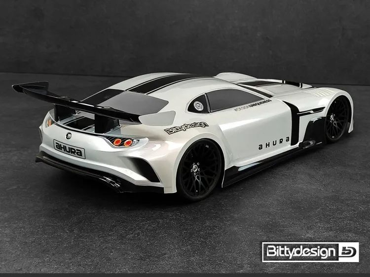 Carrozzeria 1/10 GT AHURA Bittydesign 190mm Trasparente