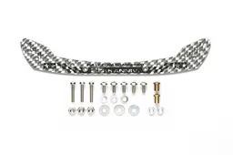 Supporto Rotelle Anteriore Carbon 1,5mm Silver 25th - 95124