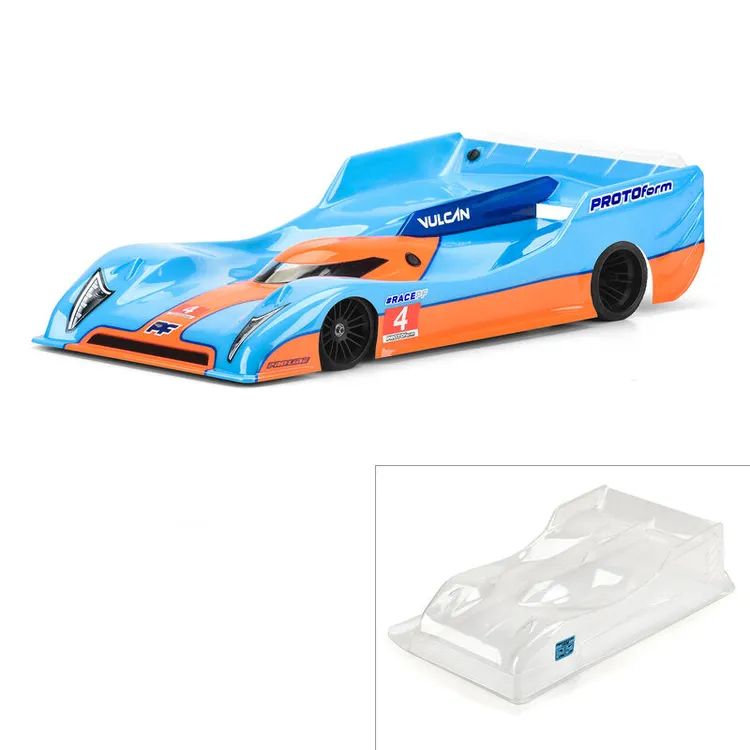 Carrozzeria Vulcan Regular Weight 235mm Pan Car (Pro-10) 1/10 Trasparente