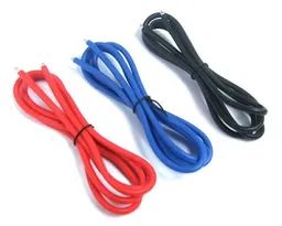 Yeah Racing Cavo Silicone 12AWG (60cm) NERO/BLU/ROSSO