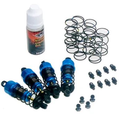 Yeah Racing set ammortizzatori 60mm per 1/10 Off Road Car (4) BLU