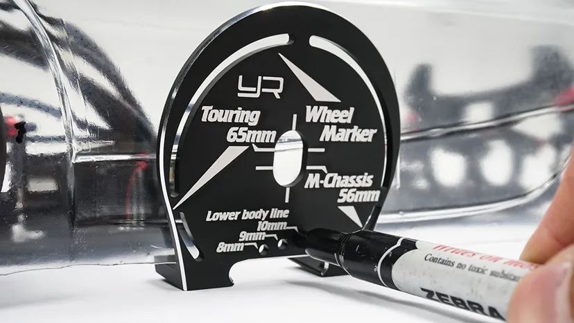Yeah Racing Dima per Circonferenza Passaruota e Taglio Carrozzeria 1/10 Touring e M-Chassis