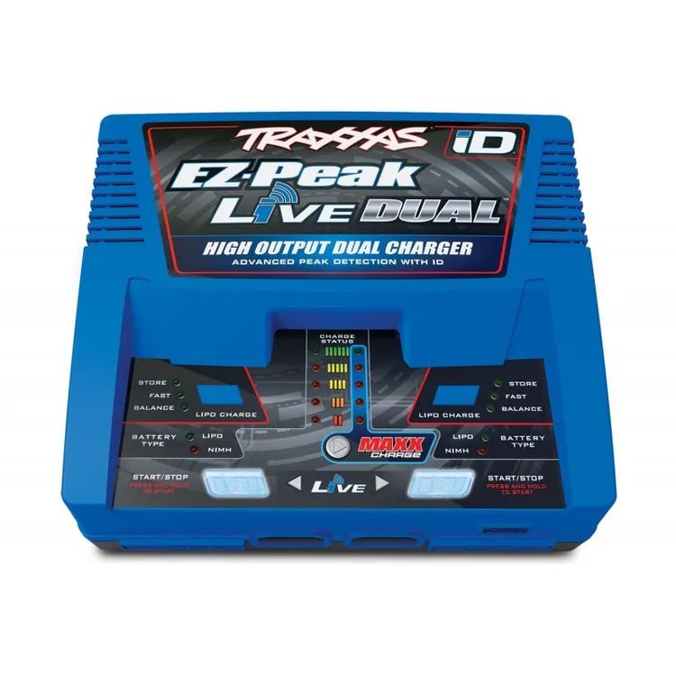 Caricabatterie EZ-Peak Live Dual ID Bluetooth Traxxas - 2973G