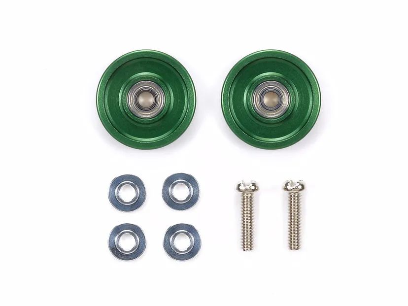 Rotelle 13mm in Alluminio Verdi - 95612
