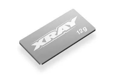 XRAY Pure Tungsten Chassis Weight 12g - 306551