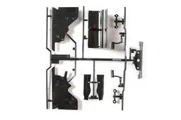 RC F2012 Wing Set (Black) Fits F104 Tamiya - 51525