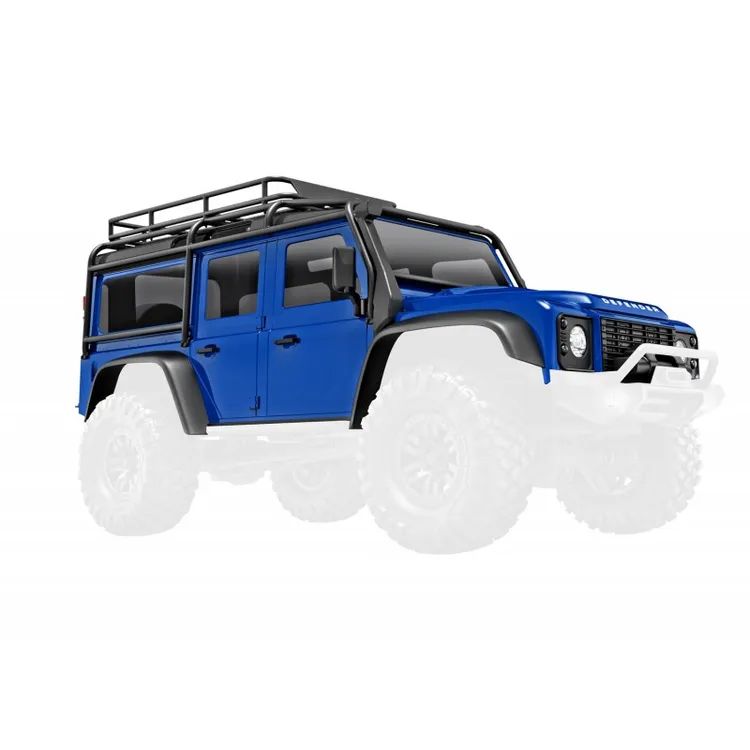 Carrozzeria Land Rover Defender TRX-4M 1:18 in ABS Completa Verniciata Blu – TXX9712-BLUE